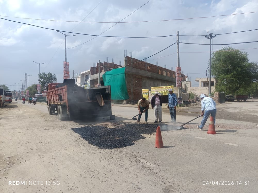 The road was built before the CM's arrival, and people said the CM should keep coming, only then do the officials wake up.