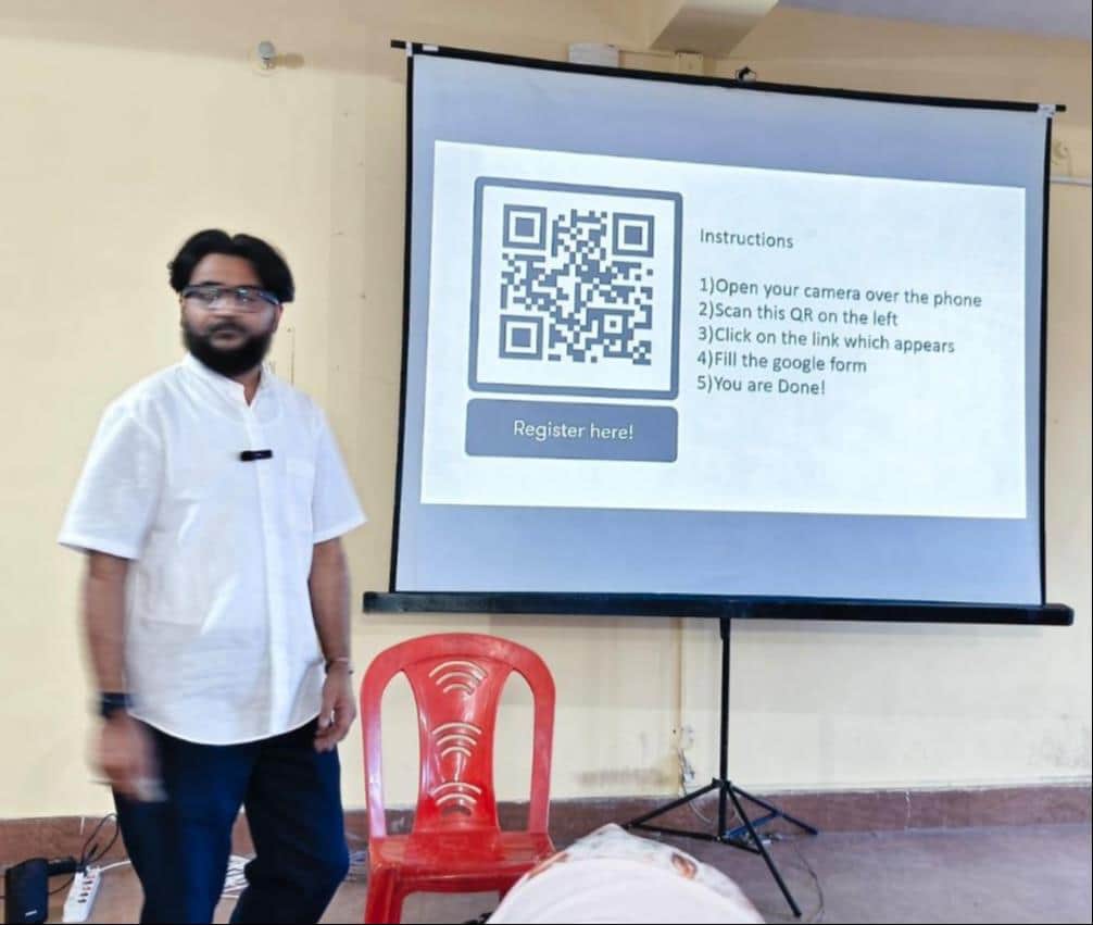 मारहरा में मेंटरमाइंड प्रो कार्यशाला का आयोजन होता हुआ। संवाद