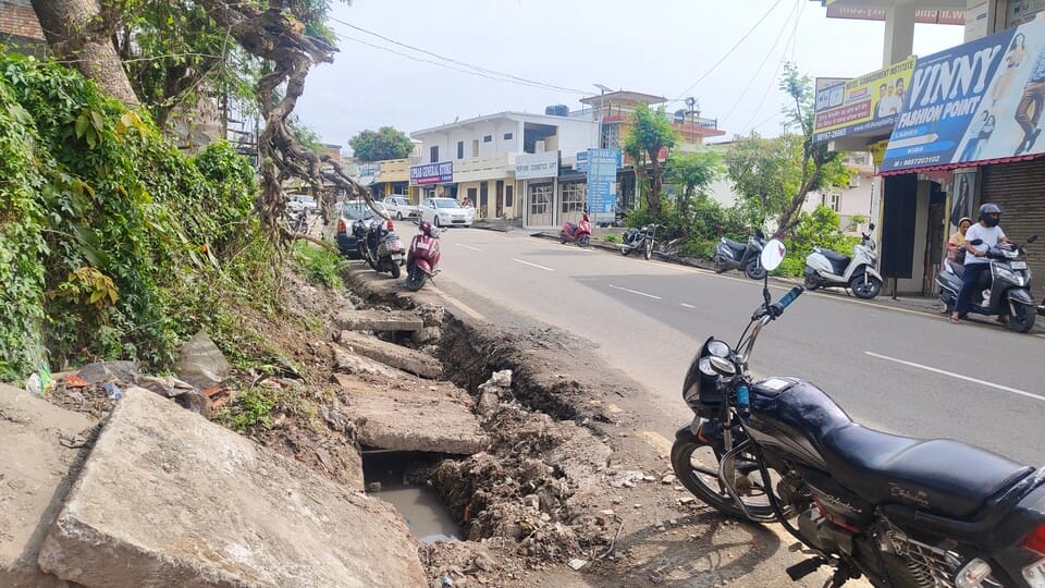 Fear of Accidents Due to Uprooted Roadside Drains