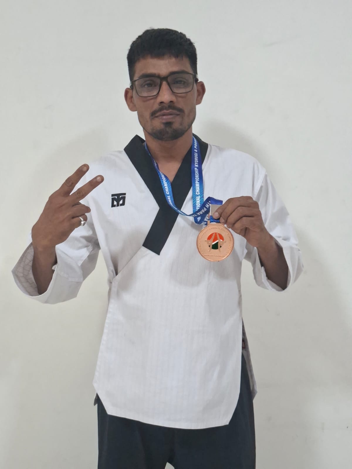 Jaiveer overcame physical disability to win bronze medal at national level