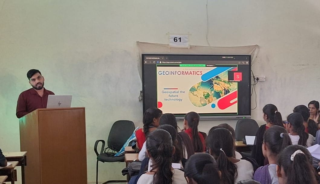 Explained the use of geospatial technology in various fields