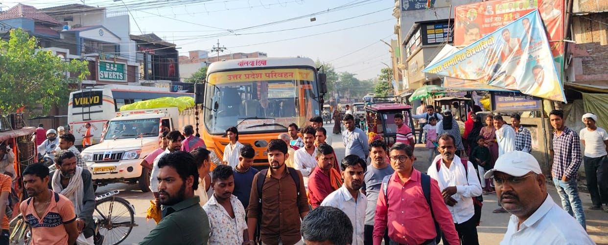 Three students hit by roadways bus, driver beaten up