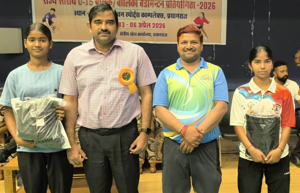 फोटो-27प्रयागराज में ओलंपियन और अर्जुन अवॉर्डी (बैडमिंटन खेल) के अभिन्न श्याम गुप्ता द्वारा