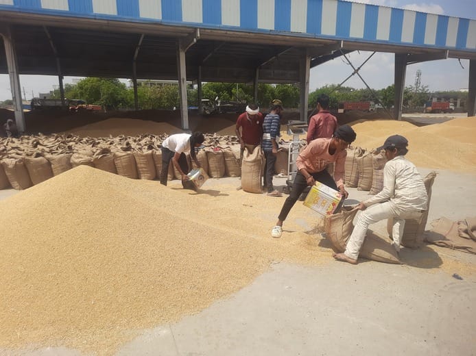 Strike continues in Gohana, no procurement taking place in Gannaur