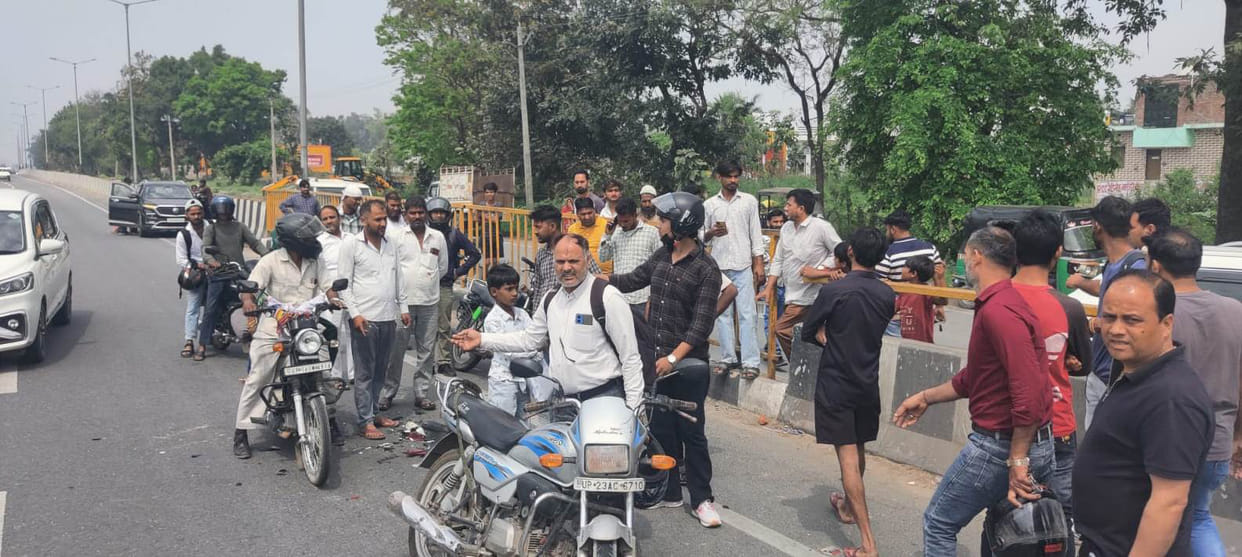 Bike jumps 10 feet, young man dies, brother's brother-in-law injured