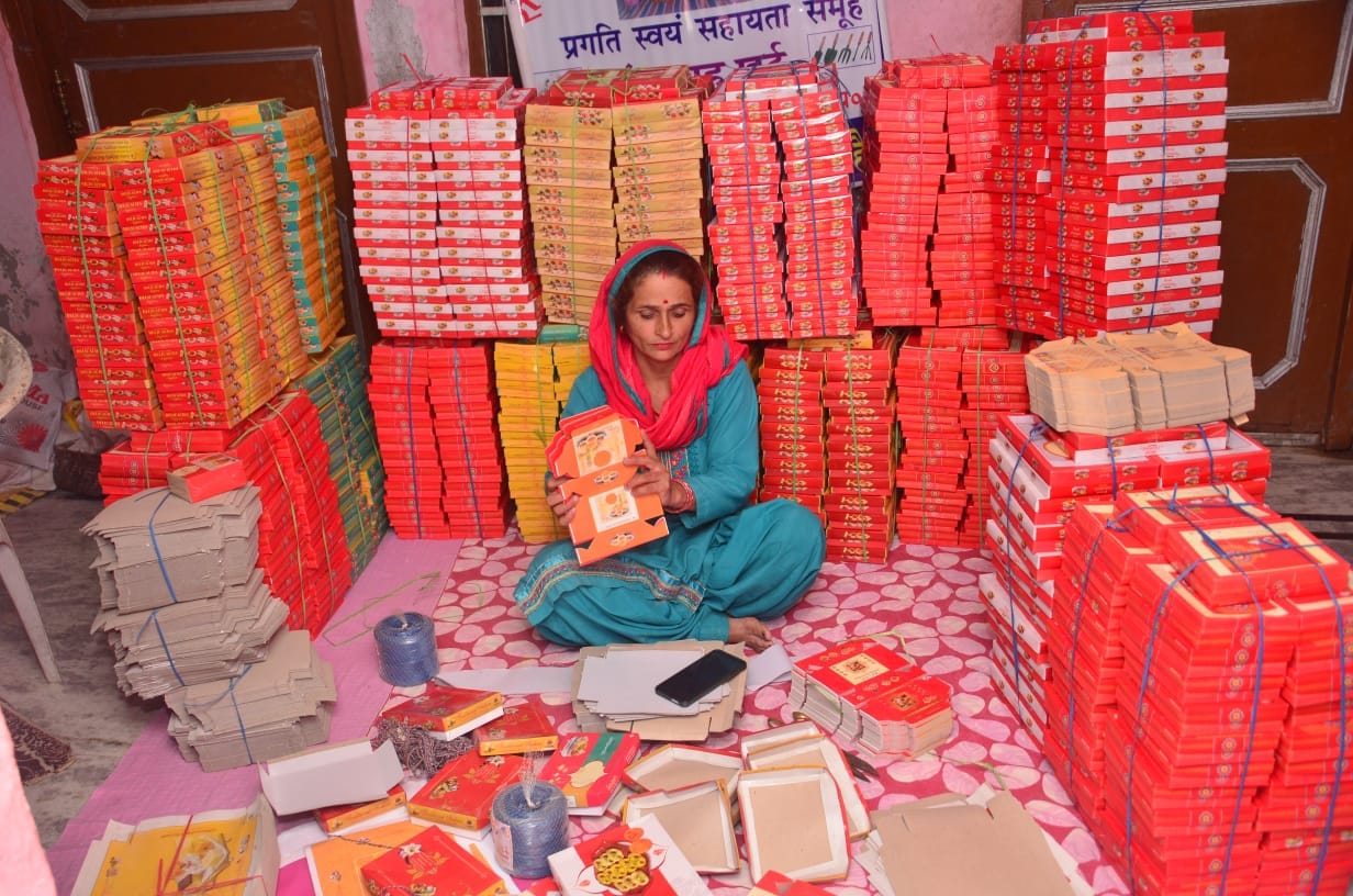 The sweetness of success filled in sweet boxes