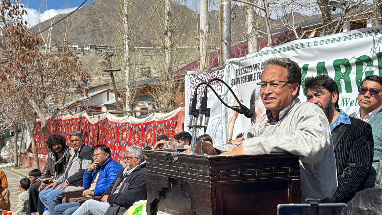 Kargil, Sonam Wangchuk, Adressed, Rally