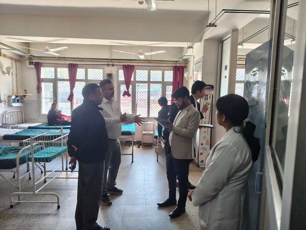 The Zika team assessed the facilities at Solan Hospital.