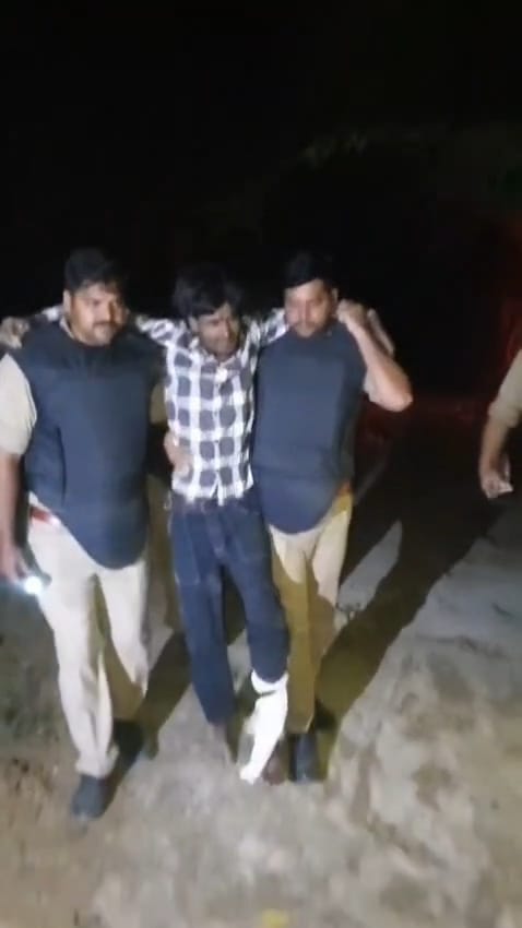 Accused of killing a youth arrested in encounter, shot in left leg