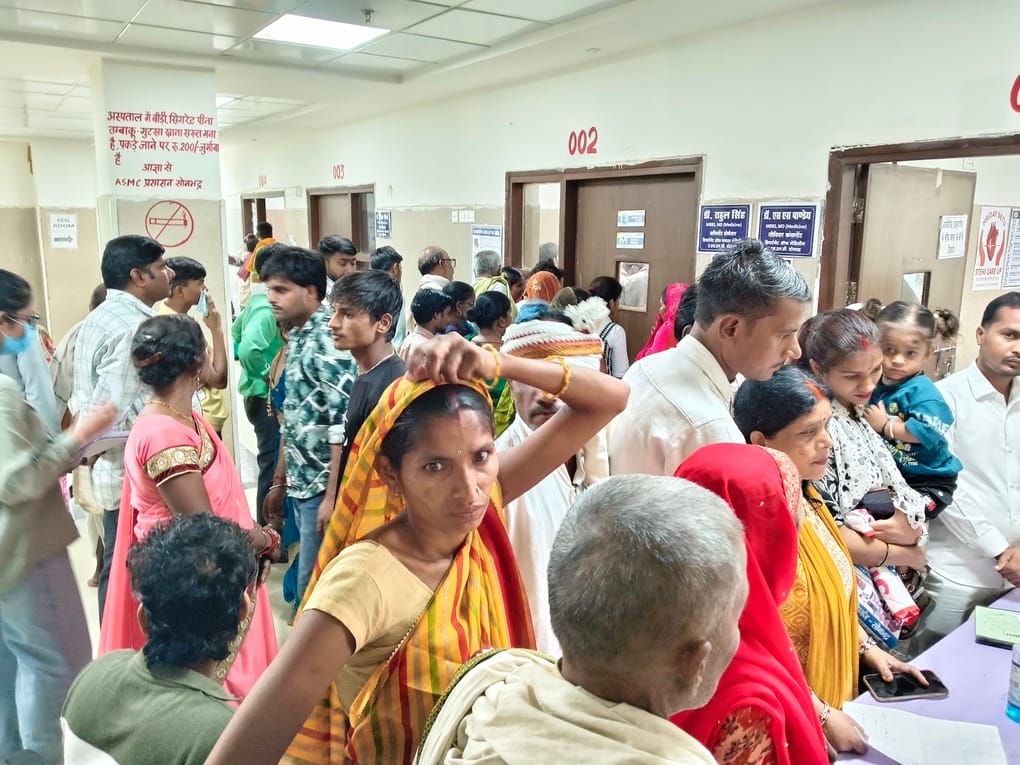 A decline in physical labor in villages has led to a consequence: people are now gripped by ailments such as diabetes, high blood pressure, and thyroid disorders.
