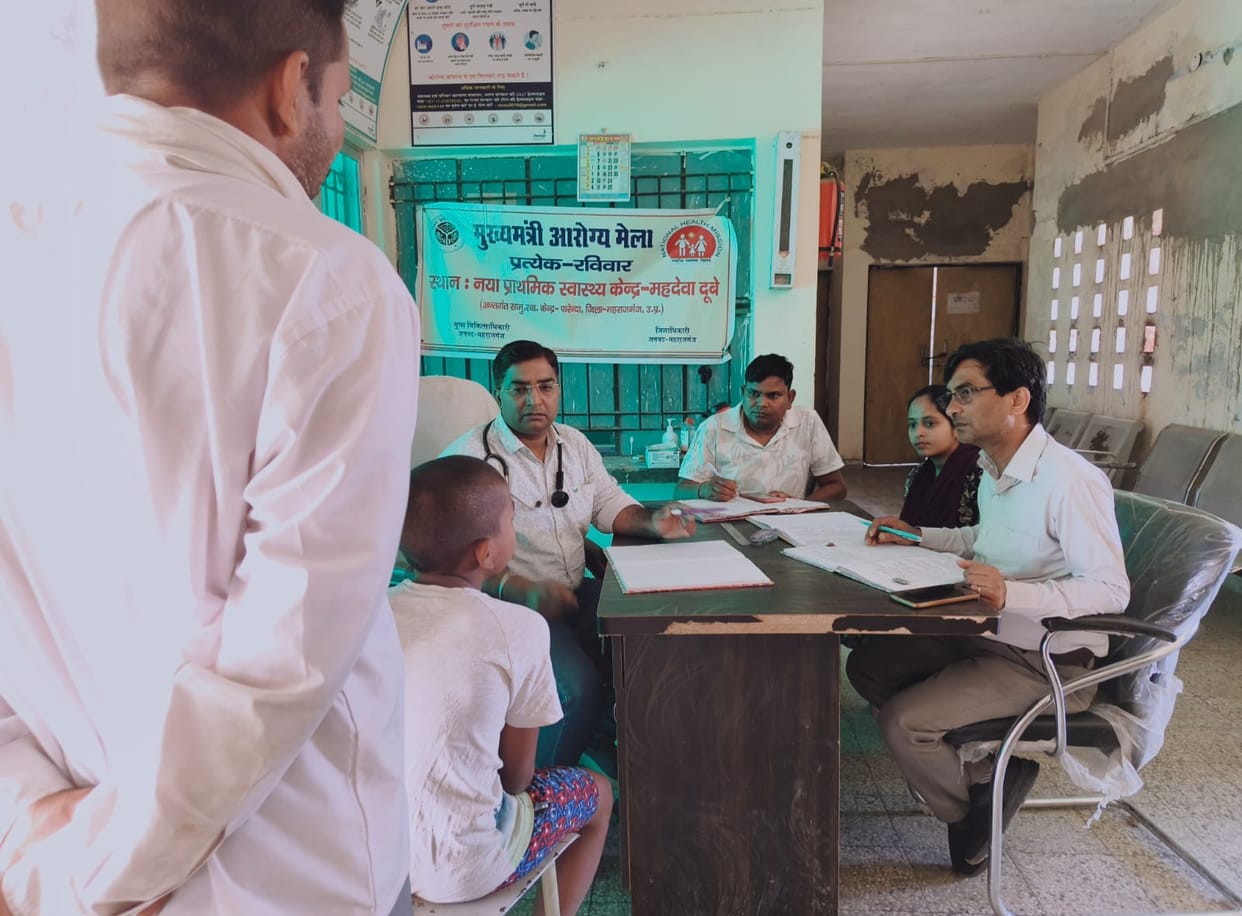 Health Fair: Patients suffering from cold and cough, BP and diabetes also reached there.