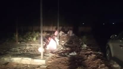 Some people were having a liquor party at Muktidham and religious materials were found at scene