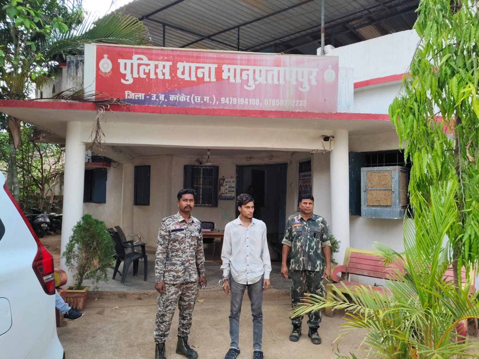 पुलिस अभिरक्षा में आरोपी