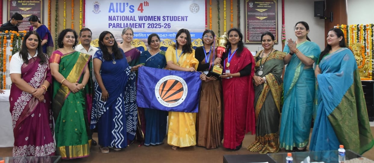 Lovely Professional University was the overall winner in the National Women Student Parliament.