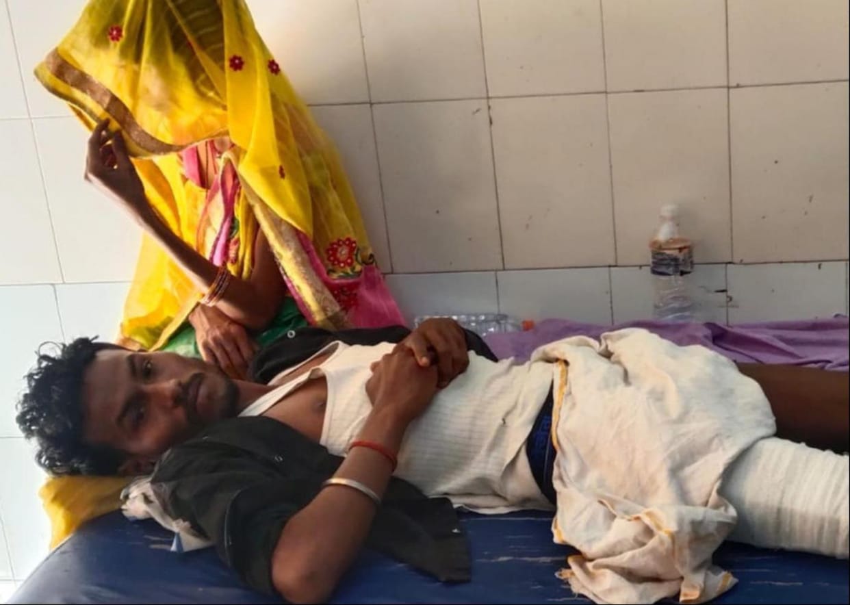 Four injured in road accidents, one seriously