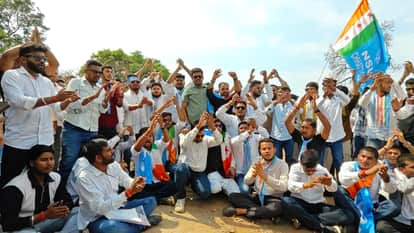 NSUI Gheraos University Demanding Student Union Elections