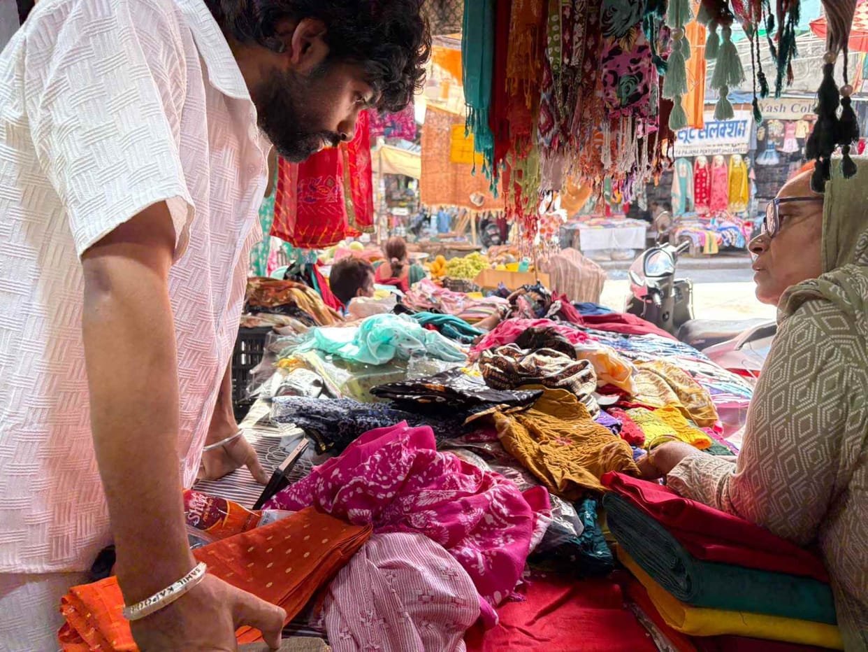 Cotton dupattas have become the first choice of girls in summer.