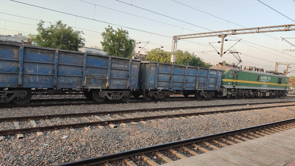 New coupling fitted in damaged goods train coach, leaves for Prayagraj