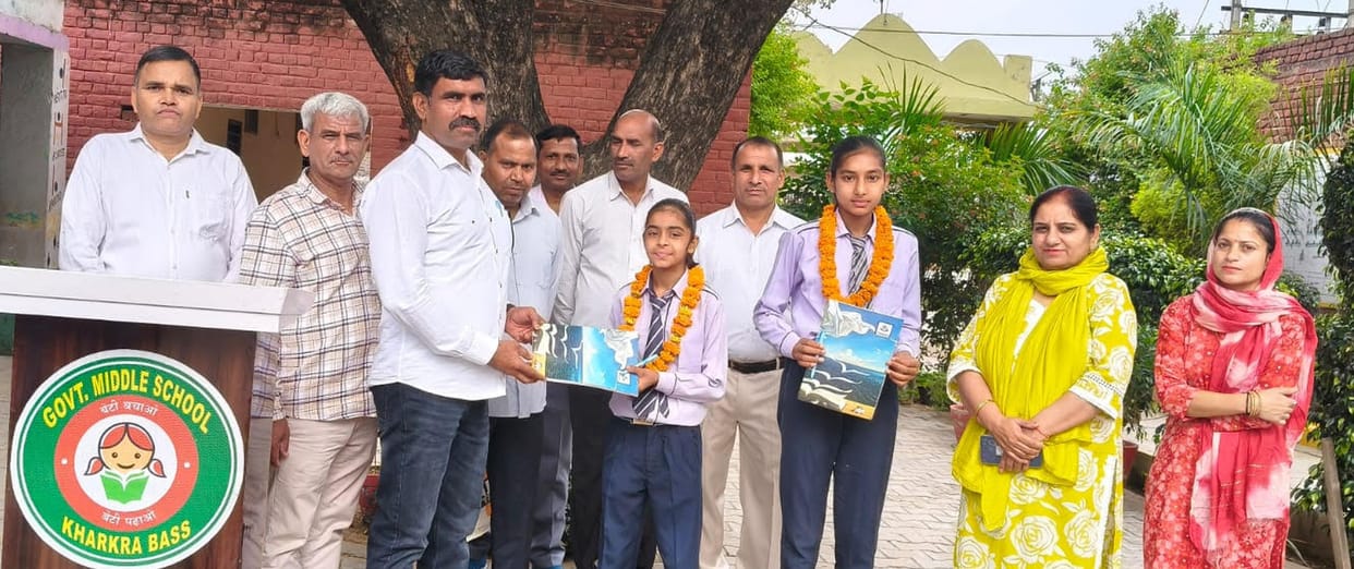 Priya was the block level topper in NMMS exam.