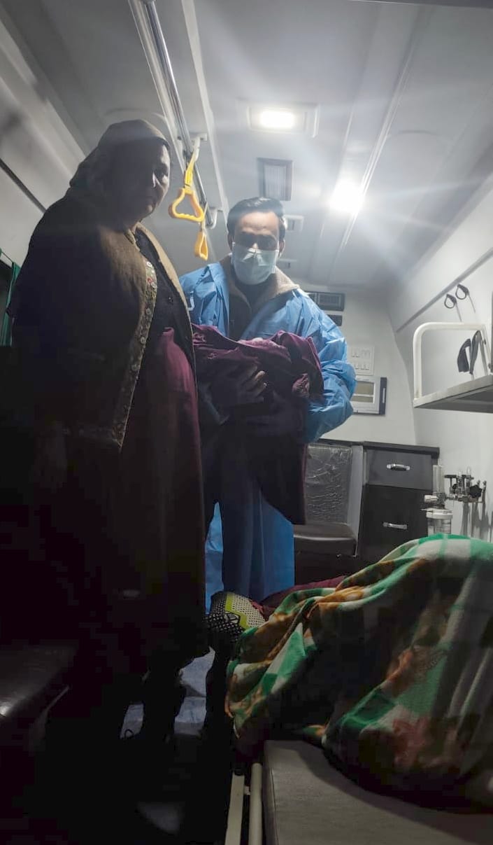 Ambulance becomes life-saving for pregnant woman
