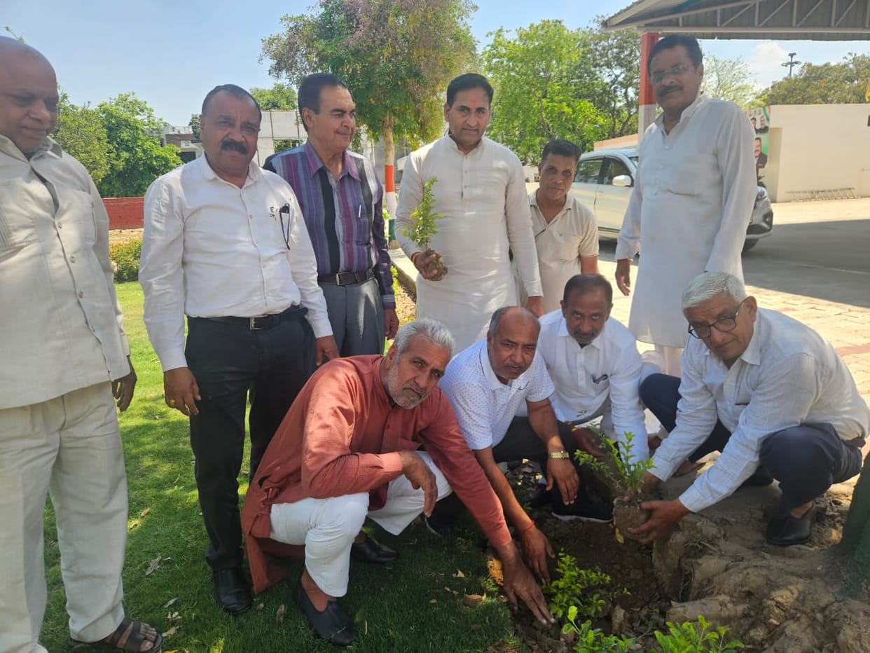 Message of environmental protection given through tree plantation