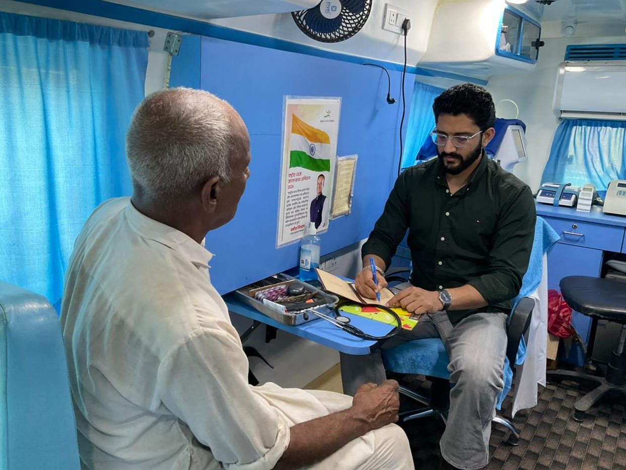 78 people benefited from the health camp.