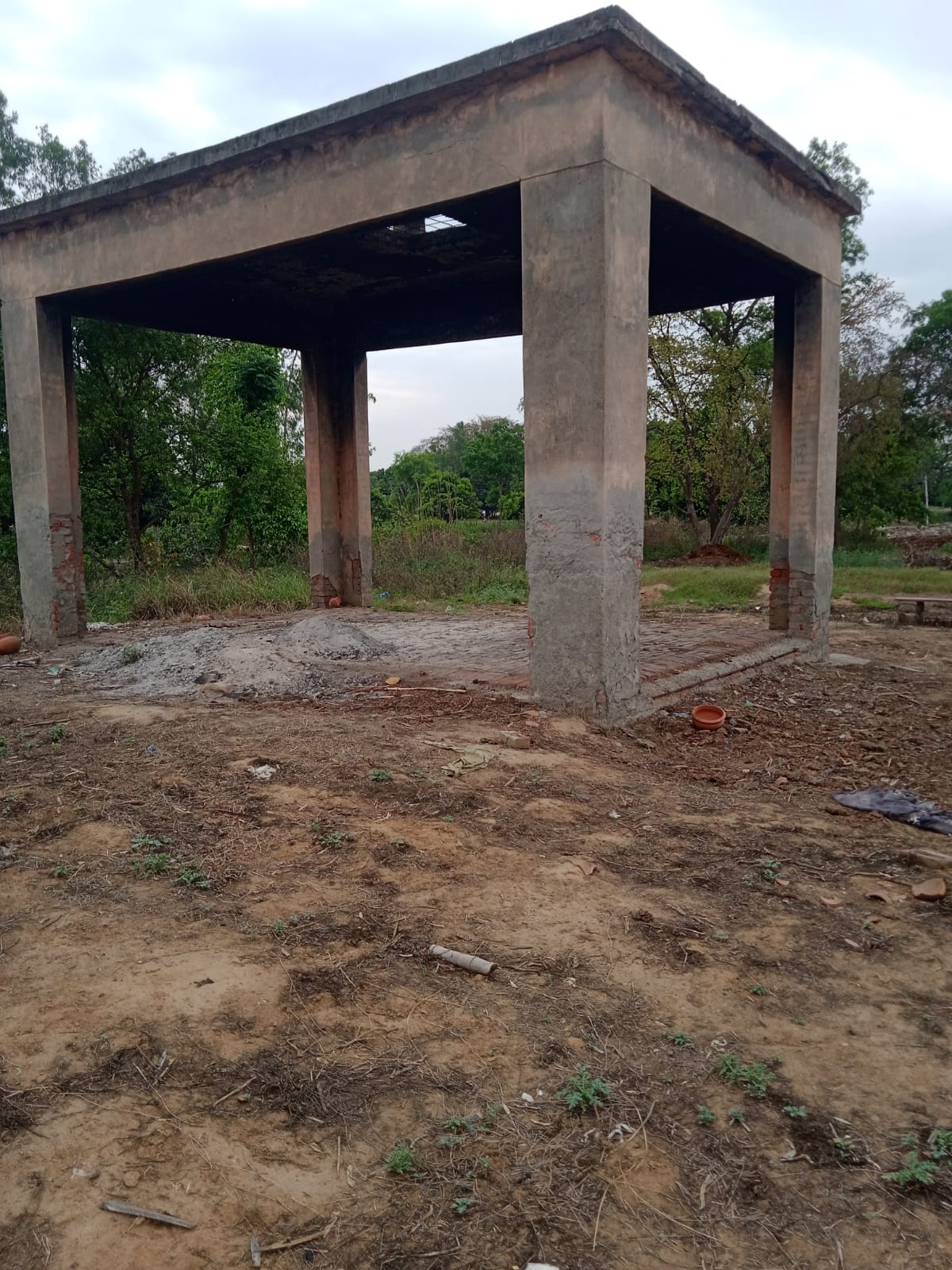 Demand to remove the occupation of farmers from the cremation ground land