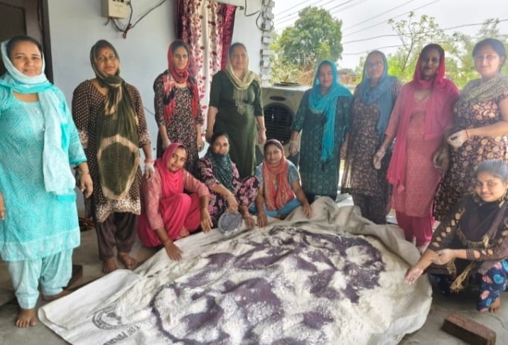Anita of Chatada became self-reliant by making detergent powder at home.