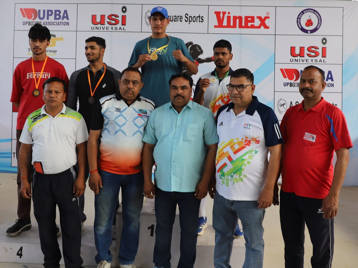 Agra's boxers showed their strength in the ring and won many medals.