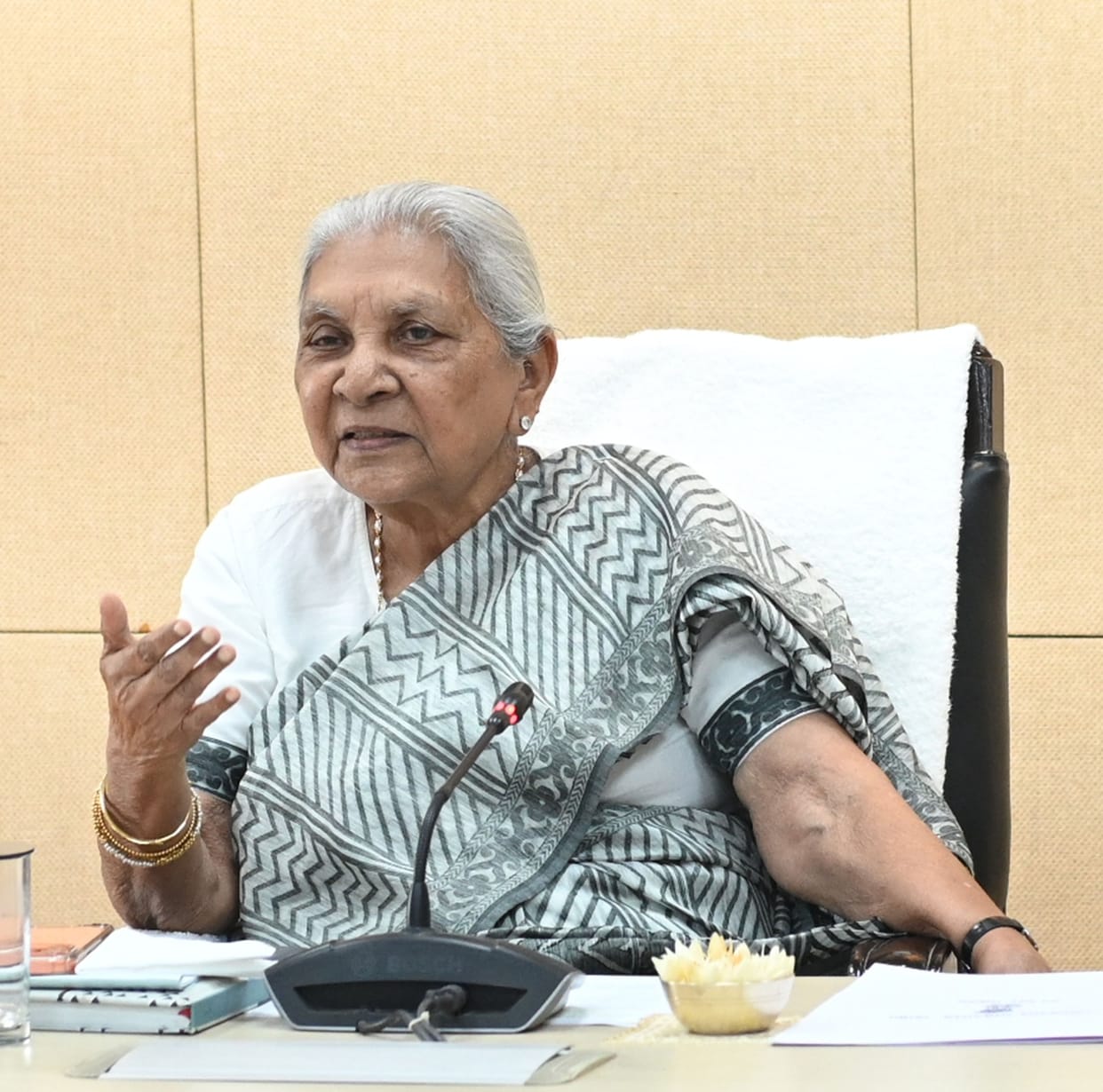 Launch courses related to drone repair, irrigation technology, and the defense sector: Anandiben Patel