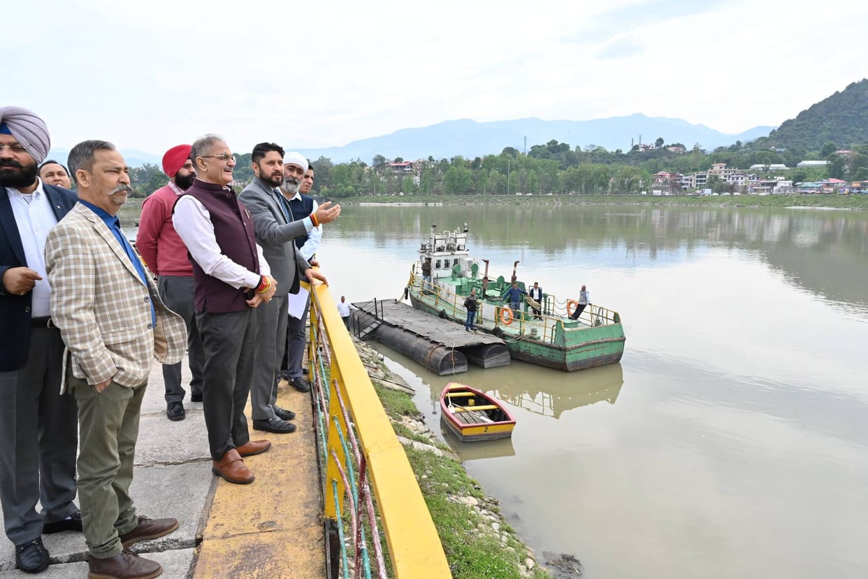 Governor visits BBMB Dredger Complex