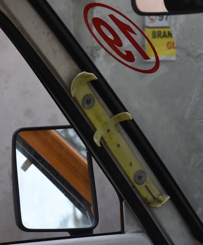 School vehicles without first aid boxes and fire extinguishers are running at full speed