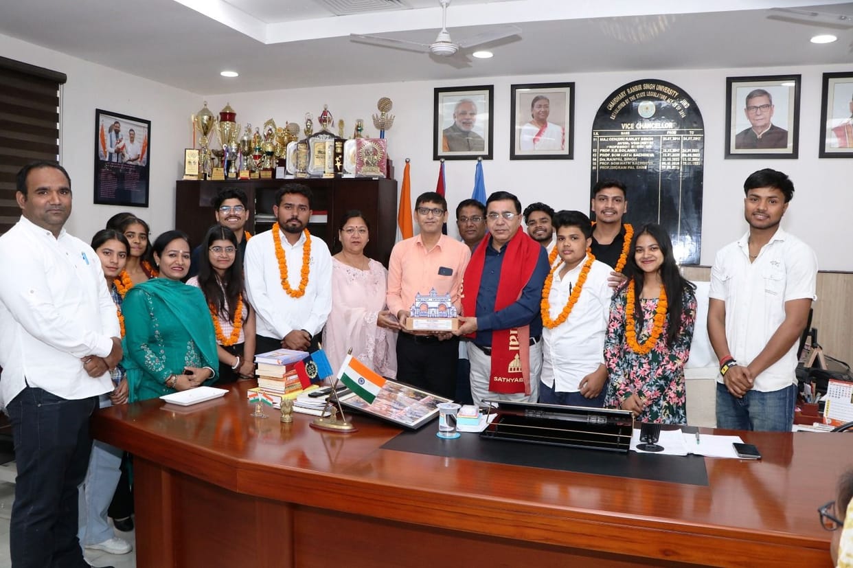 CRSU team secured third position in Kalai Saral competition