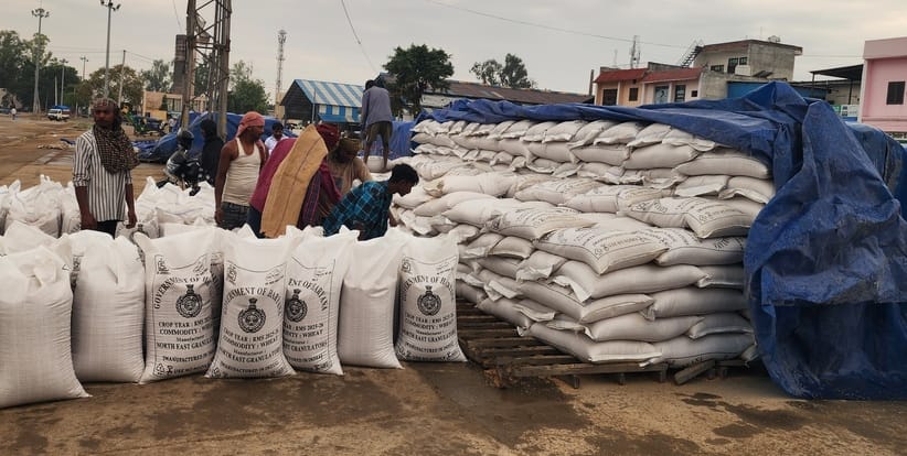 Negligence is now taking a toll; wheat is getting wet in grain markets.