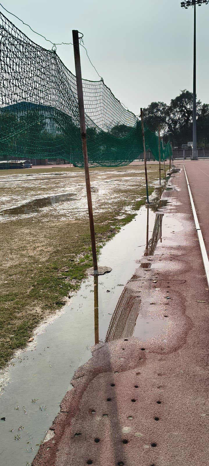 Rain halts practice in sports nurseries, demands raised for indoor hall
