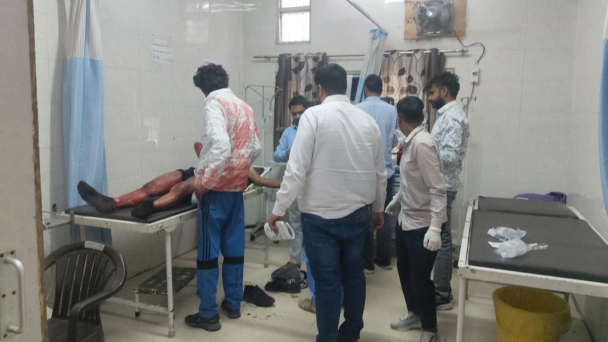 A young man was attacked with a knife over a money transaction, seriously injured.