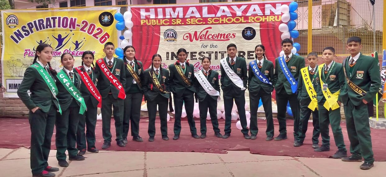Aviraj Kanwar became the head boy and Shruti Chauhan became the head girl