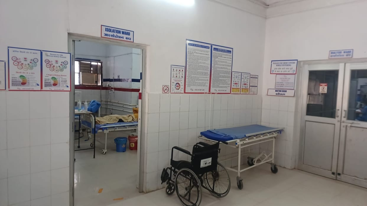 Dialysis will be provided to patients in three new chambers, 60 patients will get free benefit every day.