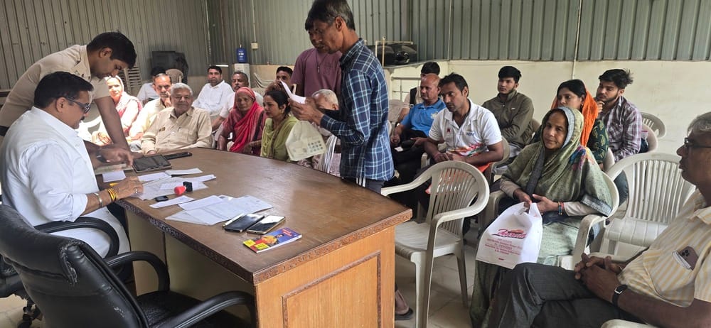 Dr. Khola listened to the problems of 200 citizens