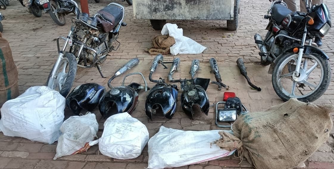 Four members of a gang involved in stealing bikes and selling parts arrested