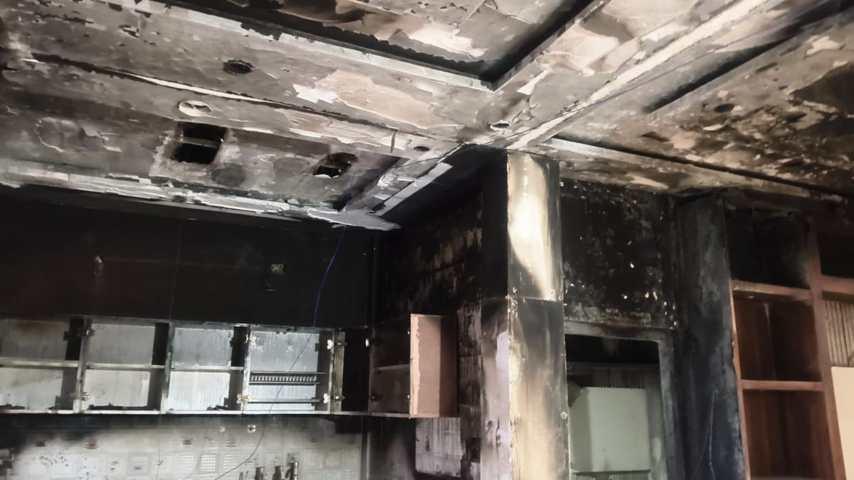 Fire broke out due to short circuit in Chairman's residence