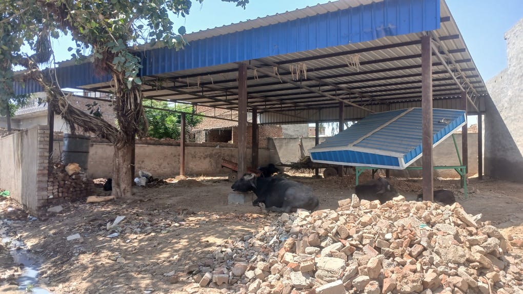 encroachment on shed in slamkheda