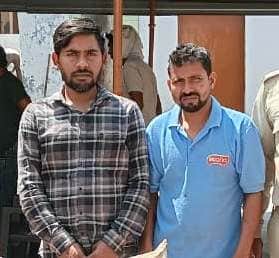 जानीखुर्द। कॉपर वायर चोरी करने के आरोपी फोटो पुलिस