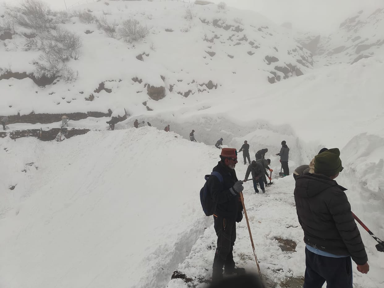 As the weather cleared, preparations for the Kedarnath Yatra picked up pace.