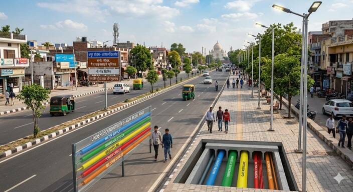 Model road will be built from Subhash Park to Maruti State with Rs 87 crores.