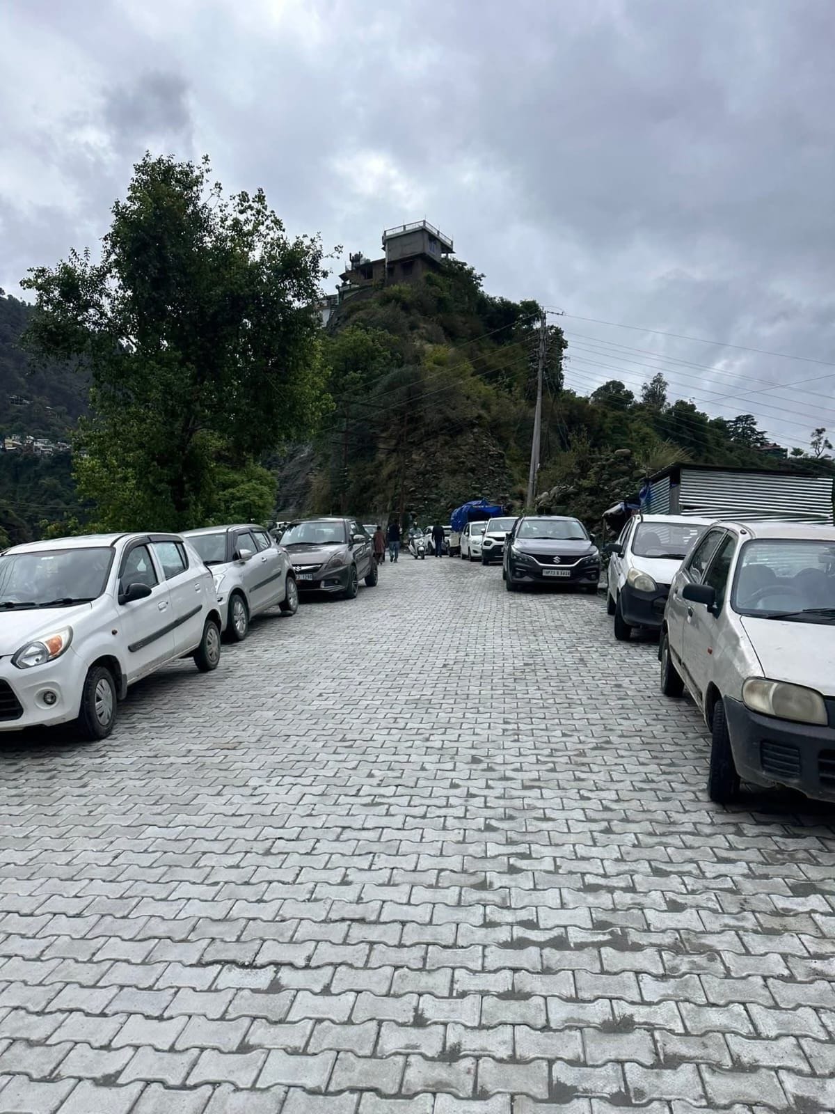The road built in Pakkatala became a problem