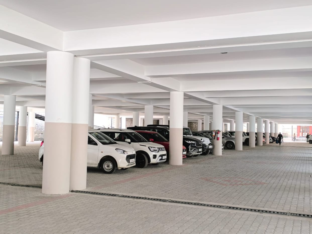 Multi-storey parking starts in Reckong Peo, relief from traffic jams