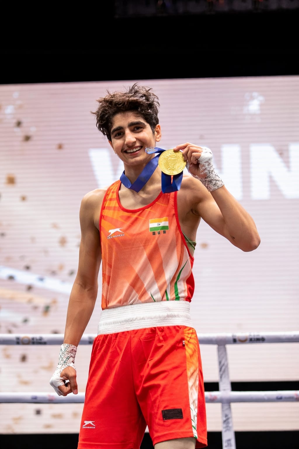 Hooda wins gold and Alfiya Pathan wins silver, bringing glory to the nation.