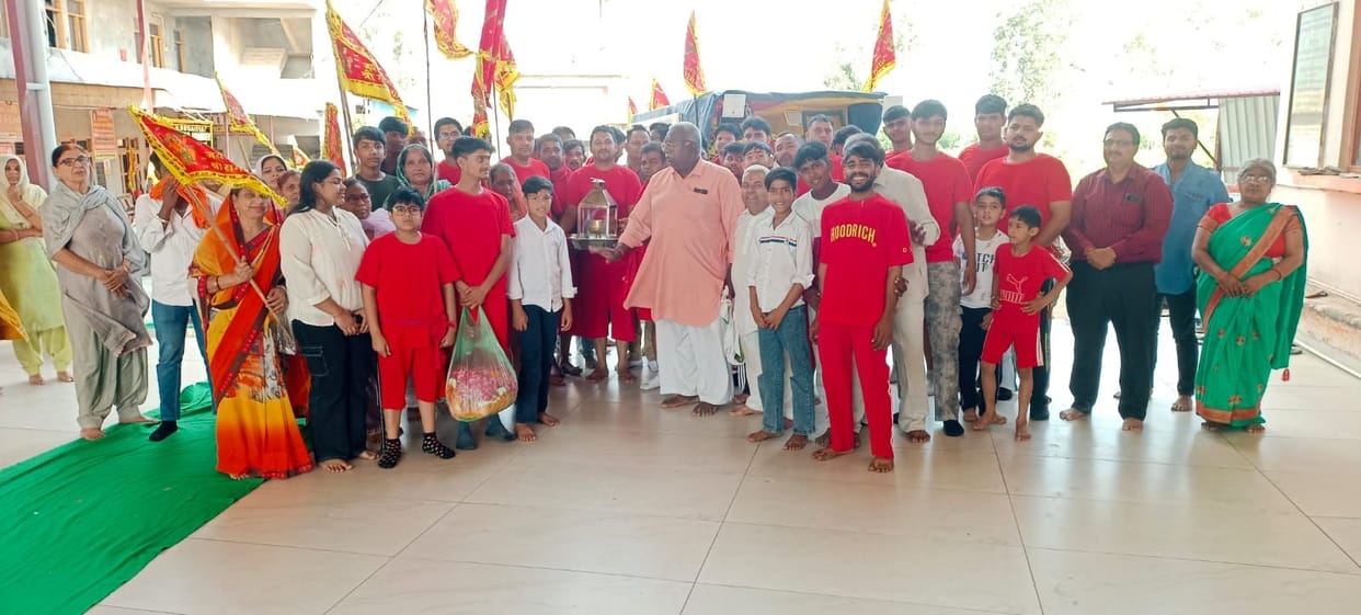 The journey to Salasar departs from Balaji Dham Dobh.