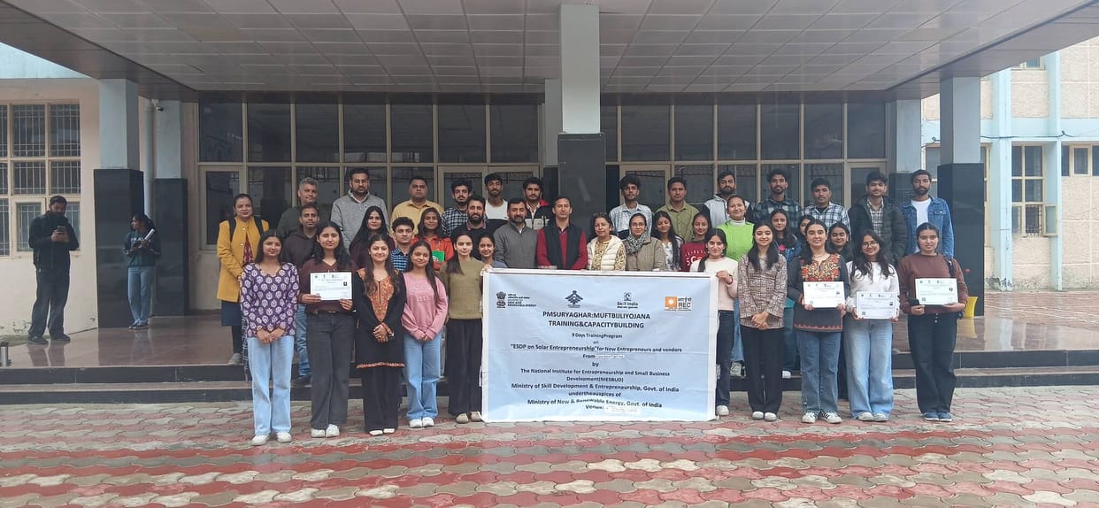 Workshop on Solar Energy at Institute of Engineering and Technology, Pragati Nagar